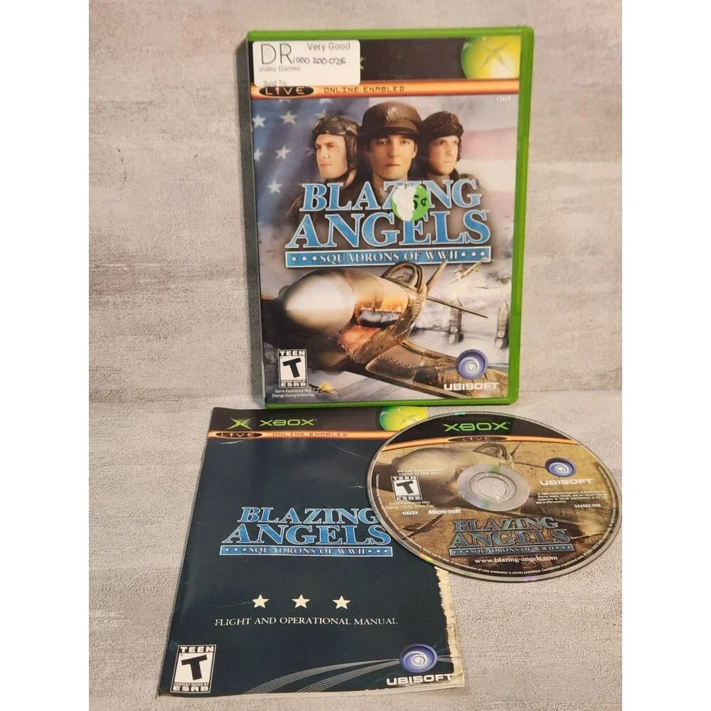 Blazing Angels Squadrons of WWII Very Good for Xbox